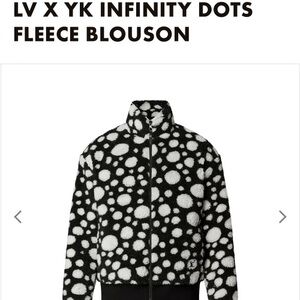 LV x YK Infinity Dots Fleece Blouson